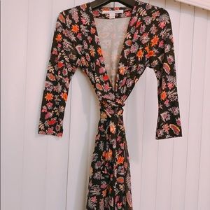DVF Floral Wrap Dress